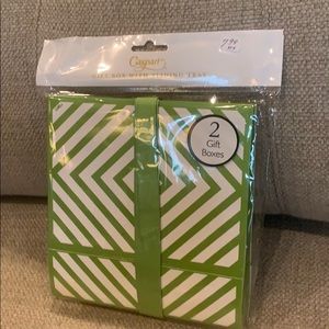 2 Food Grade Gift Boxes by Caspari